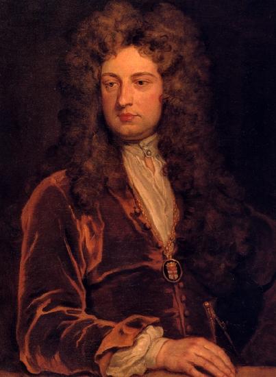 Sir Godfrey Kneller Portrait of John Vanbrugh oil painting picture